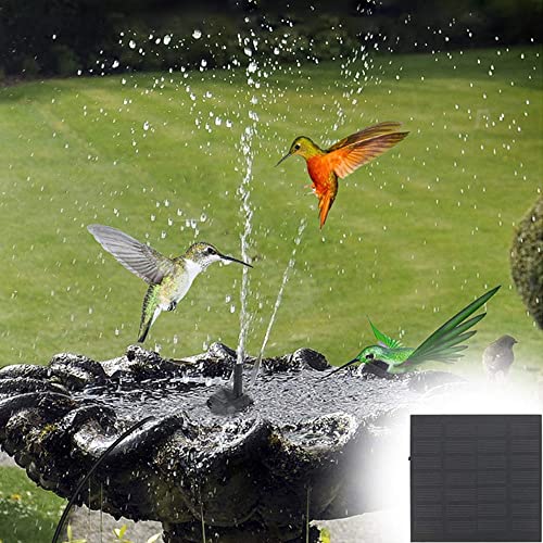 CYDZSW Solar Water Fountain Pump for Bird Bath,Solar Power Fish Pond Birdbath Outdoor Fountains,Solar Powered Bubbler Garden Pool Fountain Kit 7V/1.2W(Need Sunlight) - Image 5