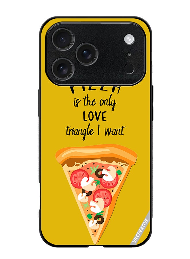VR CREATIVE Protective Case Cover For Apple iPhone 17 Pro Max Pizza Love Design Multicolour