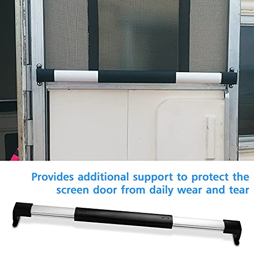 Sconva RV Screen Door Cross Bar Handle Can be Adjusted from 21-5/8" to 28-5/8" with Non-Slip Grip Universal Design Suitable for Most RVs, Flip Machines&Trailer Screen Doors - Image 3