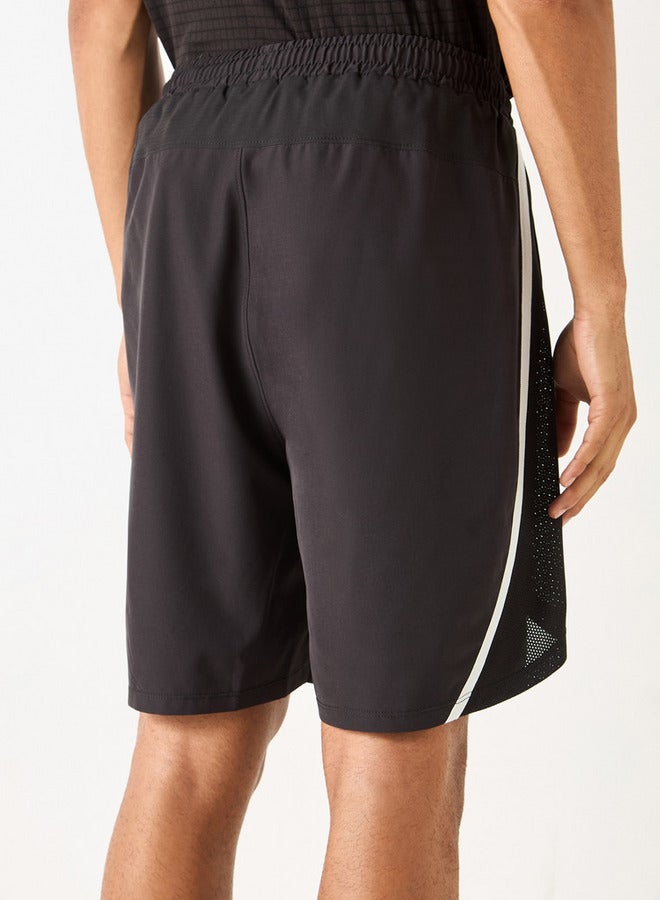 Kappa Logo Detail Shorts with Elasticated Waistband and Pockets - Image 3