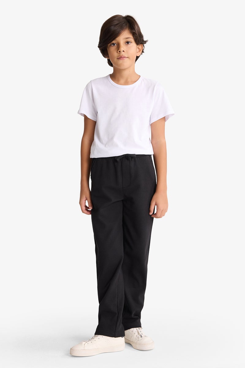 ديفاكتو بنطلون اولادي قصة عادية وخصر مطاطي - Image 2