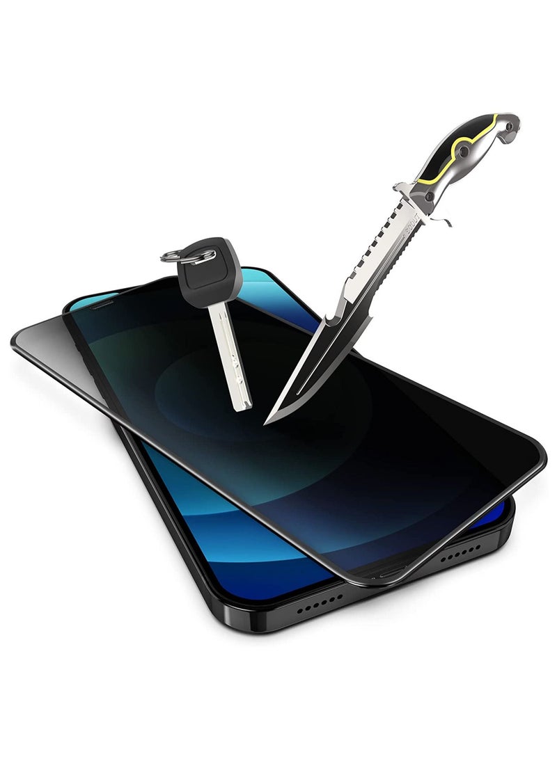 Markhor Tempered Glass Privacy Anti Spy Screen Protector With Auto Alignment Easy Installation For Apple iPhone 14 Plus Clear - Image 5