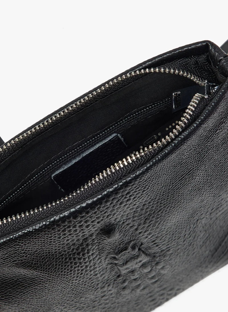 Robert Wood Croc Emboss Crossbody Mesenger Bag