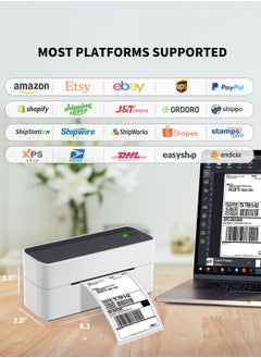 phomemo Bluetooth Thermal Label Printer for Shipping Label - Wireless Shipping Label Printer Compatible with iOS&Android&PAD&PC  - Image 3