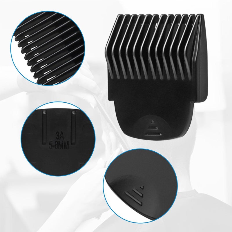 CR8GR8 Professional Guide Comb Fit Cutting Guider for Manscaped 4.0,4 Pack 8 Cutting Lengths from 1/8"-1/2" Inch Fit The Lawn Mower 4.0 Groin Hair Trimmer - Image 3