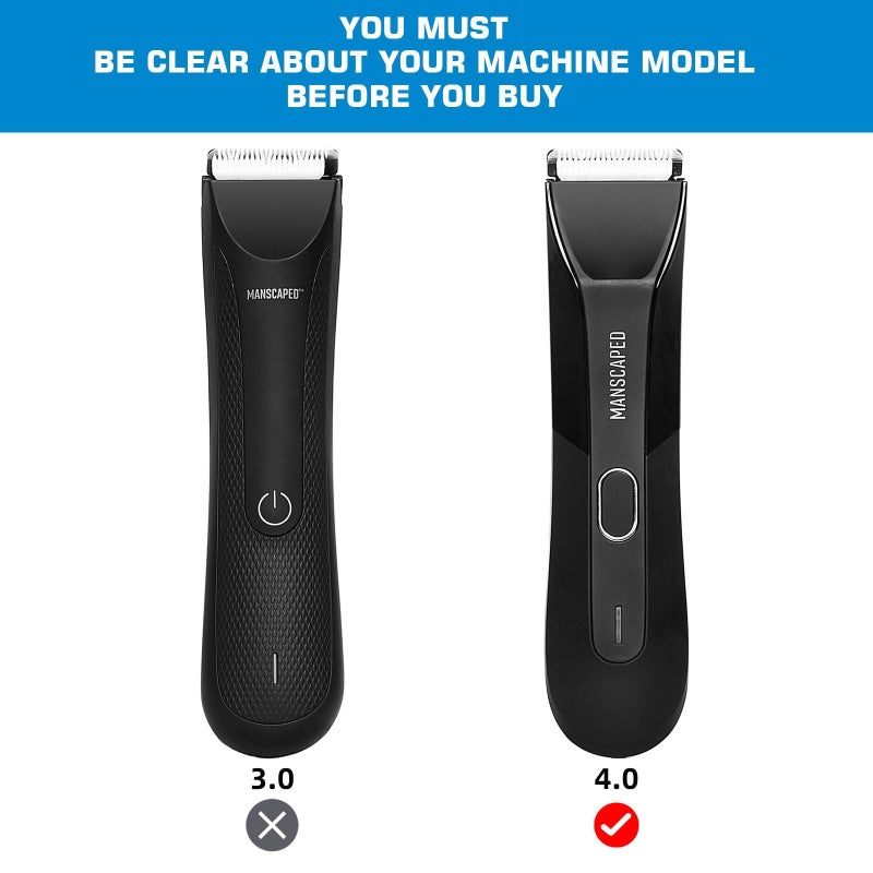 CR8GR8 Professional Guide Comb Fit Cutting Guider for Manscaped 4.0,4 Pack 8 Cutting Lengths from 1/8"-1/2" Inch Fit The Lawn Mower 4.0 Groin Hair Trimmer - Image 4