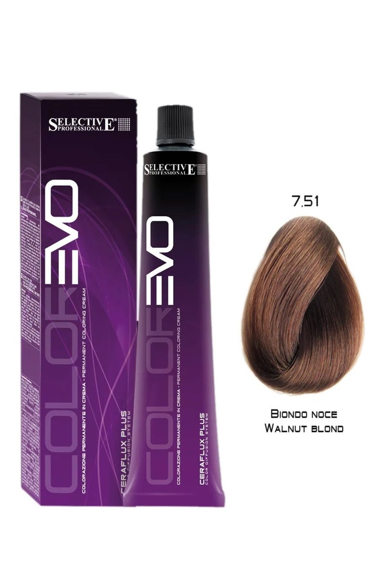 Selective Professional ColorEvo 7.51 Walnut Blonde 100ml - Image 1