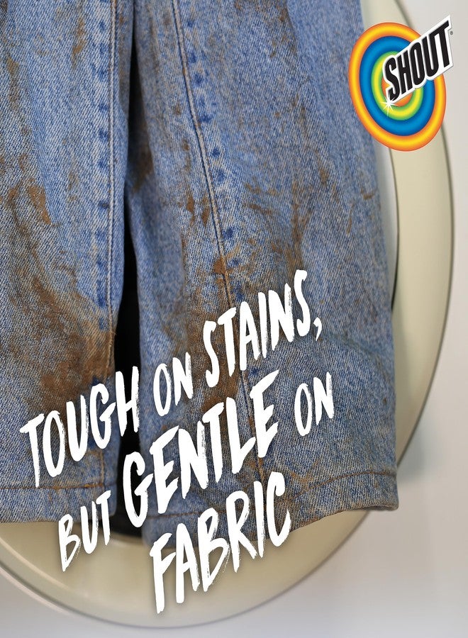 Shout Advanced Stain Remover Gel for Clothes Laundry, Ultra Concentrated Gel with Built-in Scrubber Brush for Deep Set-In stains, 8.7oz - Image 3