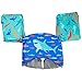 SwimWays Swim Trainer US Coast Guard Approved Life Vest Kids Swim Vest Arm Floaties Life Jackets for Kids 3355 lbs Shark - Image 3