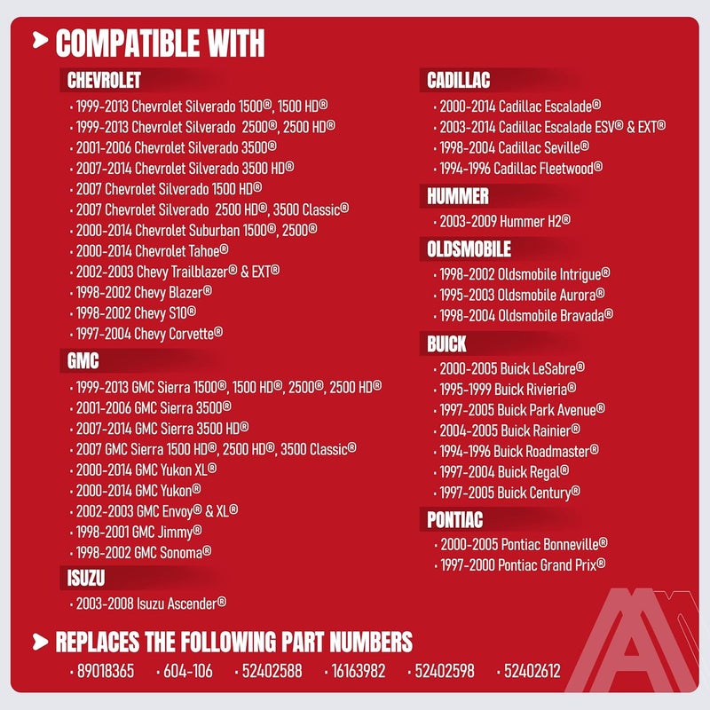 AA Ignition HVAC Blend Door Actuator - Compatible with Chevrolet, GMC 1994-2012 - Image 5