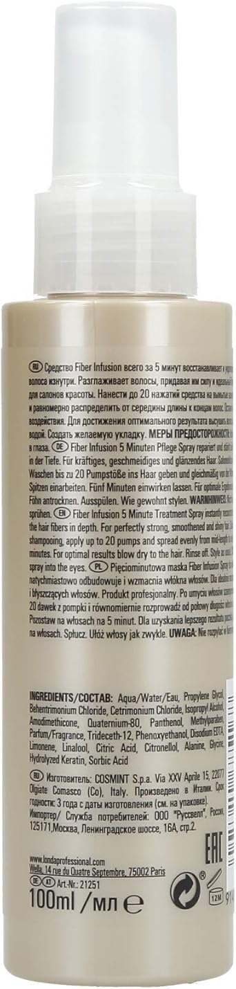 Londa Professional Fiber Infusion Treatment 100 ml 8005610685168 - Image 2