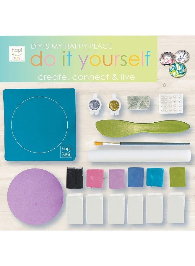 Hapinest DIY Clay Jewelry Dish Arts and Crafts Kit Gifts for Girls Kids Ages 8 9 10 11 12 Years Old - Image 5