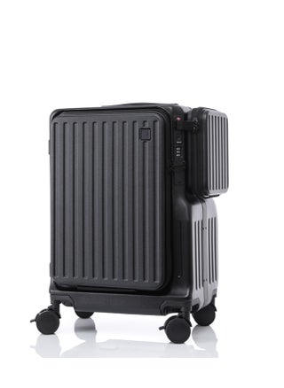 Skycare Black Airline-Approved PC Carry-On Luggage - Lightweight Hardside Spinner Suitcase with TSA Lock, USB Charging, Front Pocket, and Cup Holder - pzsku/Z9A5F4EEDC4A95A30FBF1Z/45/_/1726563139/e663f189-919c-442c-a96d-d3a39c2bf2ab