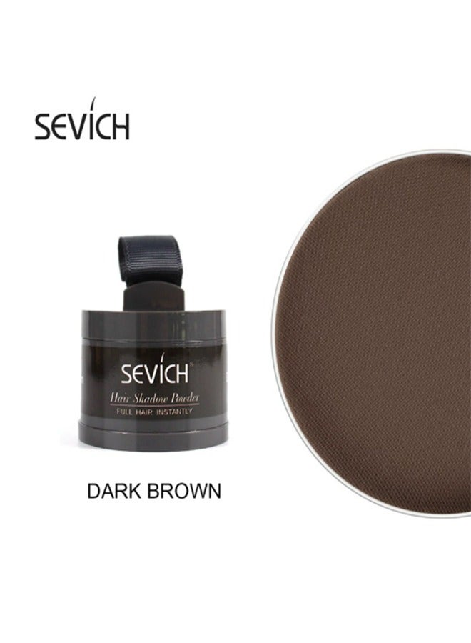 Sevich Instantly Hairline Shadow - Hairline Powder, Quick Cover Grey Hair Root Concealer, Eyebrows & Beard Line, Touch Up for Thinning Grey Hairline, Windproof&Sweatproof, Dark Brown - Image 1