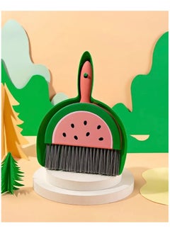Just Quality Cute Cartoon Fruit Mini Cleaning Brush And Dustpan Set, Handheld Sweeping Brush And Dustpan, Desktop Cleaning Brush, Garbage Shovel, For Desktop, Sofa, Furniture, Travel, Cleaning Supplies  - Image 3