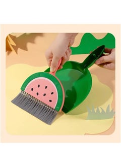 Just Quality Cute Cartoon Fruit Mini Cleaning Brush And Dustpan Set, Handheld Sweeping Brush And Dustpan, Desktop Cleaning Brush, Garbage Shovel, For Desktop, Sofa, Furniture, Travel, Cleaning Supplies  - Image 2