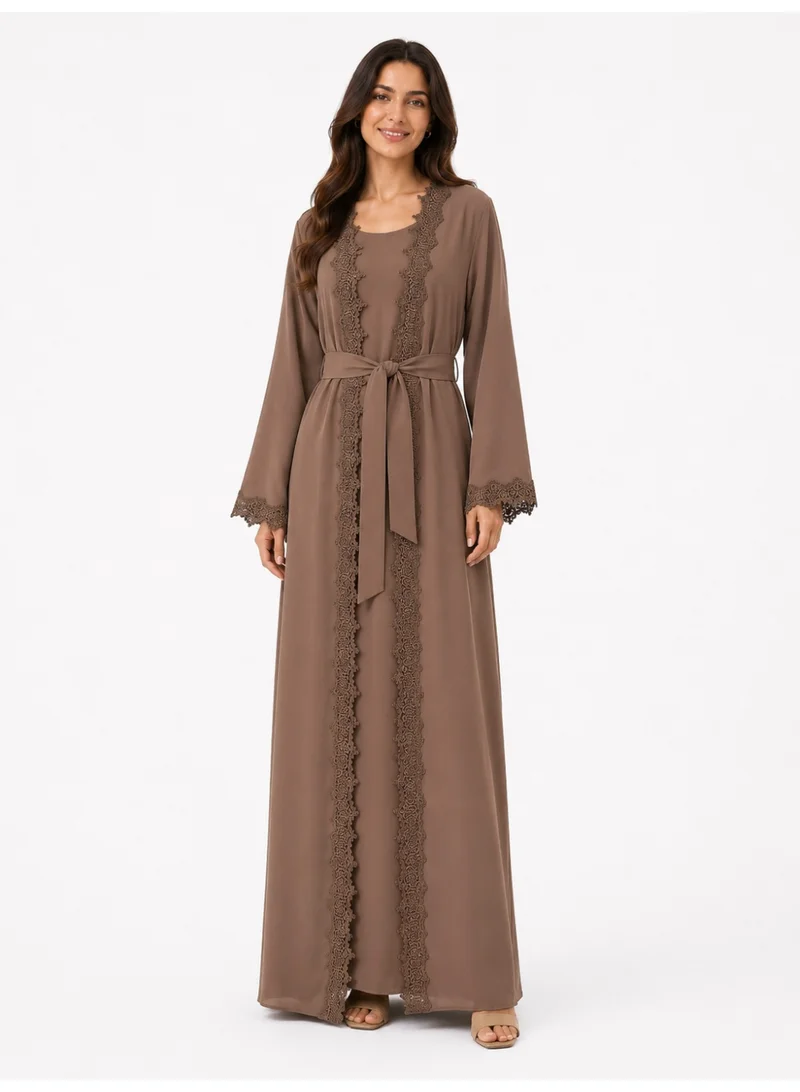 Reem Abayas Women's Abaya with Matching Sheila