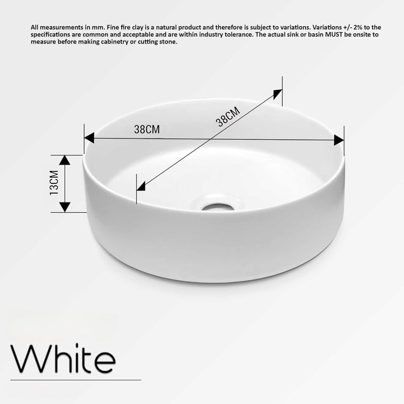 SYON Syon SOFT Premium Ceramic Table Top Wash Basin 15 inch X 15 inch  - Image 3