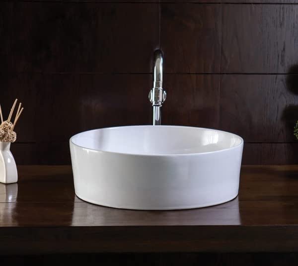 SYON Syon SOFT Premium Ceramic Table Top Wash Basin 15 inch X 15 inch  - Image 4