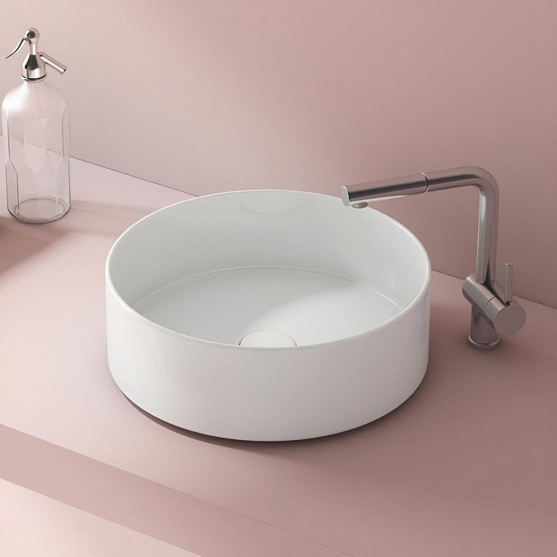 SYON Syon SOFT Premium Ceramic Table Top Wash Basin 15 inch X 15 inch  - Image 1