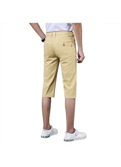 Casual Shorts Men Elastic Four Seasons Classic 7-pants Multi-color Straight Cylinder Design Suitable Young Men 986 khakis 7 points