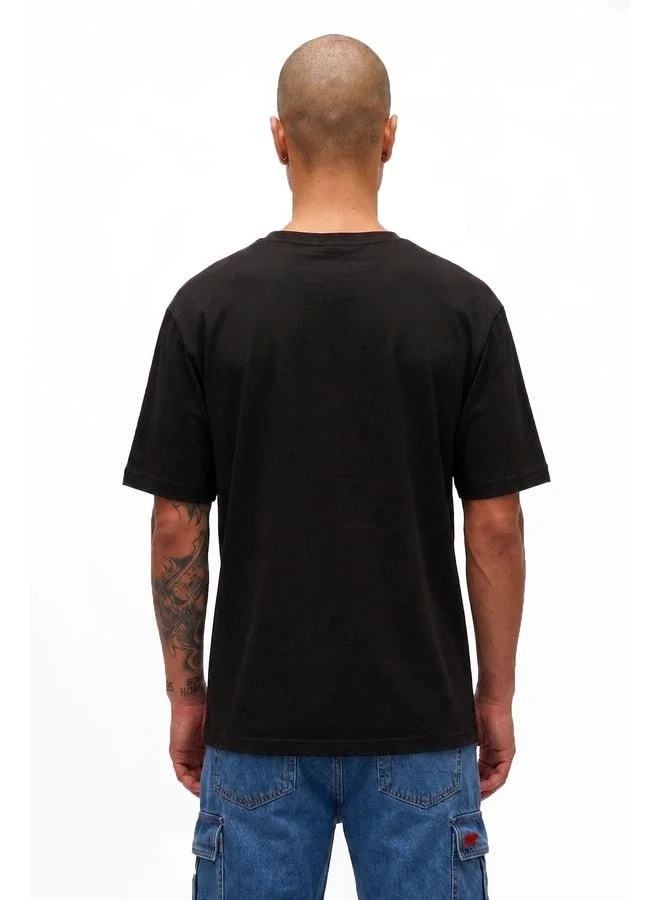 Bad Bear Rise Black Printed Men's T‑shirt.