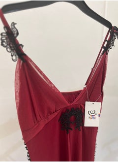 Hyper One Elegant French style women's lingerie - Maroon  - Image 2