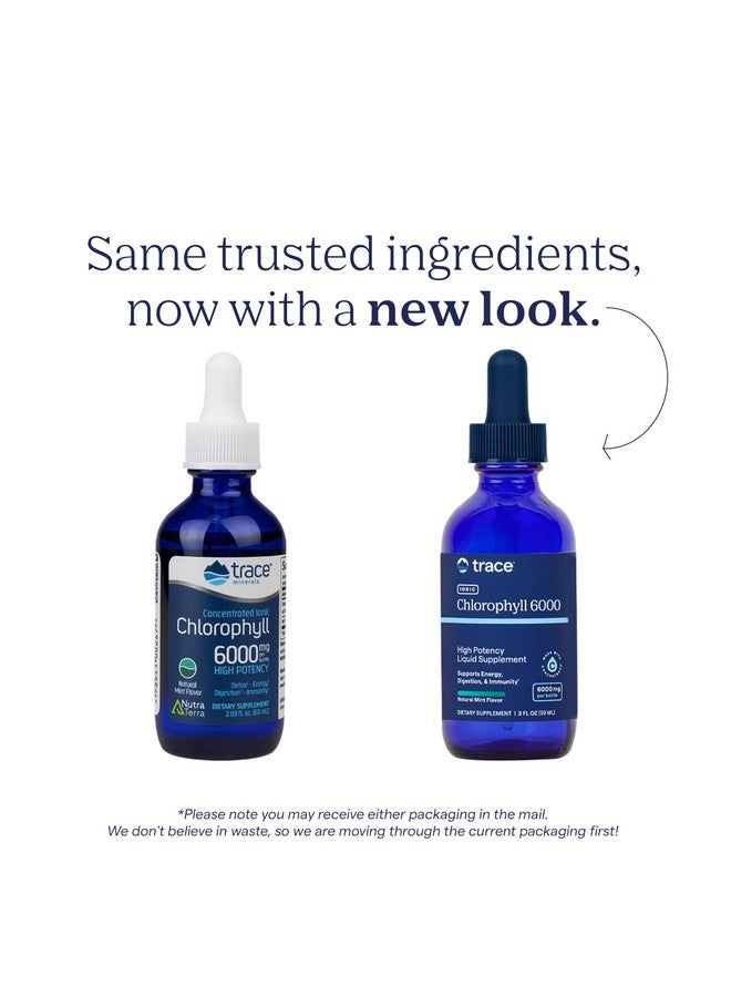 Trace Minerals Concentrated Ionic Chlorophyll - Natural Cleanse Support Health Supplement - Supplement to Support Immune System Health - Aids Digestive Health - Natural Mint, 2 fl oz (120 Servings) - Image 3