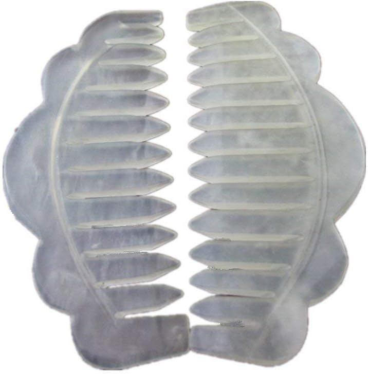 2pcs Jade Hair Comb Jade Head Therapy Massage Comb Hair Comb Scalp MassagerJade Massager for Scalp Care