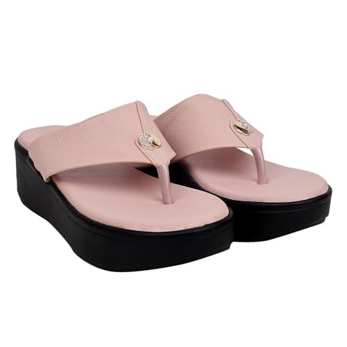Gloss! GLOSS Women Casual Wedges Heels Sandal, Women's Fashion Stylish Wedge Heels Sandals for Offce, Every Occasion, Comfortable & Fashionable - Image 1