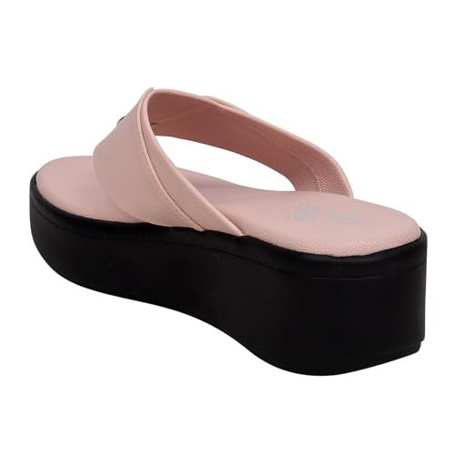 Gloss! GLOSS Women Casual Wedges Heels Sandal, Women's Fashion Stylish Wedge Heels Sandals for Offce, Every Occasion, Comfortable & Fashionable - Image 4