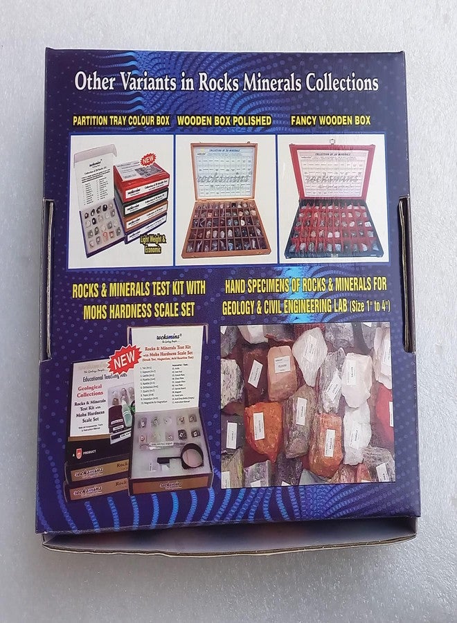 ROCKSMINS RO20WM Rocks Collection Set of 20 School Education Igneous Sedimentary Metamorphic Samples activity geology earth science volcanic stones Rock Memory Great Educational STEM Toys Kids with QA - Image 5