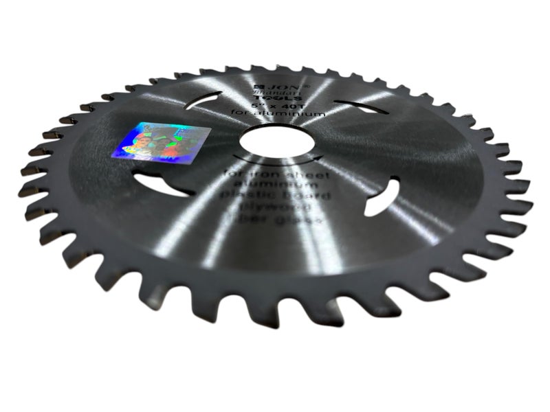 Jon Bhandari Tools 5 inch TCT Super Cut Circular Saw Blade – 40 Teeth, Tungsten Carbide Tipped | Cuts Aluminium, Wood, Plywood, PVC, Plastic & Metal Sheets | For Table, Miter & Circular Saws - Image 2