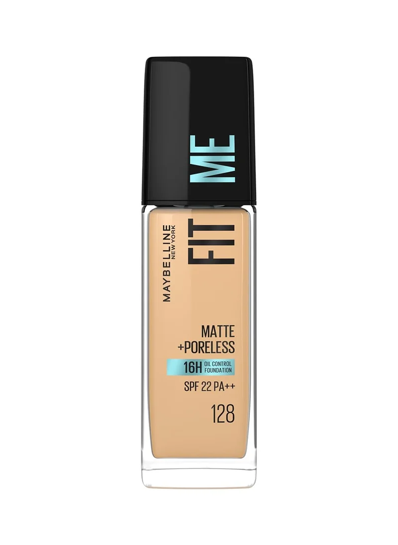 MAYBELLINE NEW YORK Fit Me Foundation Matte Poreless Spf 128