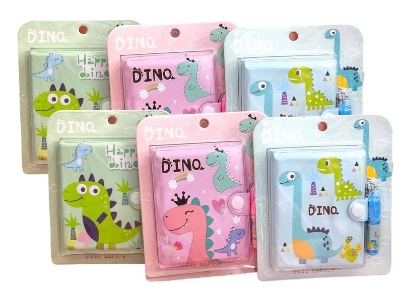 Tera13 Birthday Gifts Cartoon Diary For Boys (12 pcs) Note Book Diary For Kids Return Gifts Diary, Kids Diary, Dinosaur Diary Theme Party For Girls & Boys - Image 5