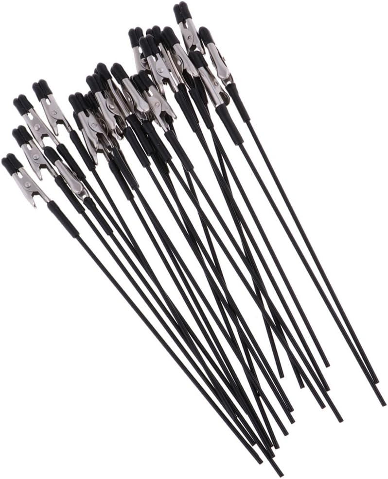 klarako 20 Pieces Action Figure Color Painting Sticks Clip Holder for Gundam Model Paint Tool - Image 3