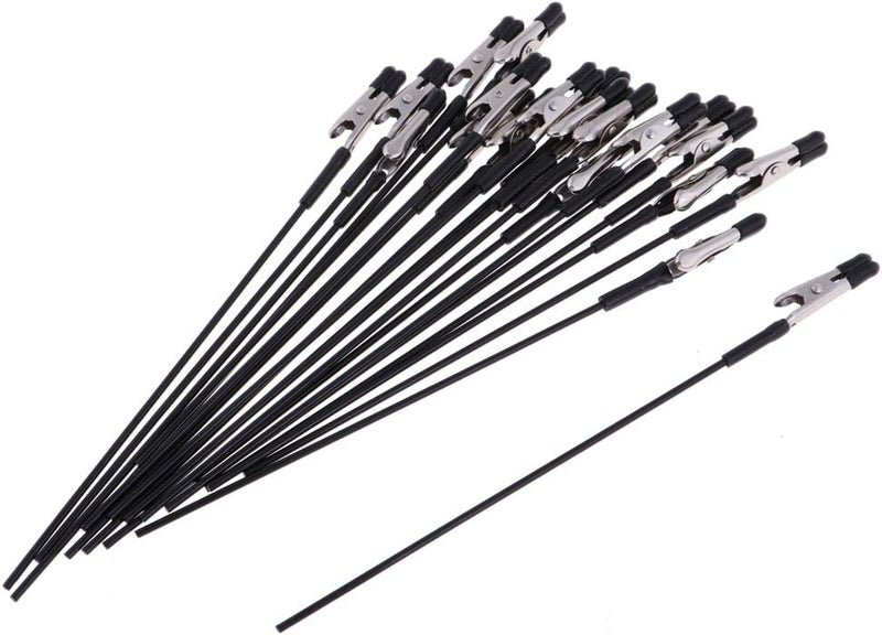 klarako 20 Pieces Action Figure Color Painting Sticks Clip Holder for Gundam Model Paint Tool - Image 4