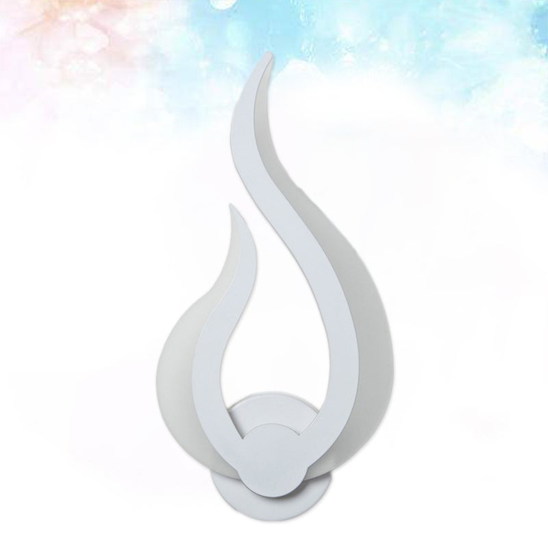 10W 220V Wall Lamp Indoor Modern Flame Wall Lamp Wall Lighting for Baby Room Kids Room Bedroom Warm White - Image 1