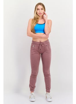 KANGOL Women Sportswear Fit Embroidered Outdoor Sweatpants, Old Rose  - Image 4