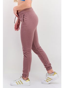 KANGOL Women Sportswear Fit Embroidered Outdoor Sweatpants, Old Rose  - Image 2
