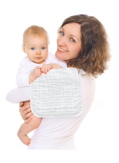 General 8-Piece Baby Burp Cloths, Gauze Washcloths, 25cm x 50cm  - Image 4