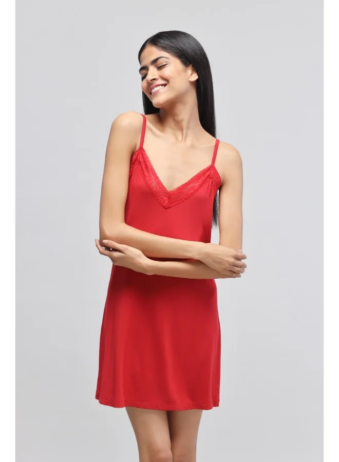 NeceSera Lace Trimmed Dress