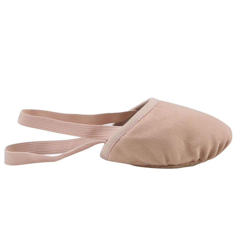 Linodes Canvas Contemporary Pirouette Lyrical Half Sole Jazz Ballet Dance Shoe Turning Shoes for Women and Girls-Nude-M - Image 4