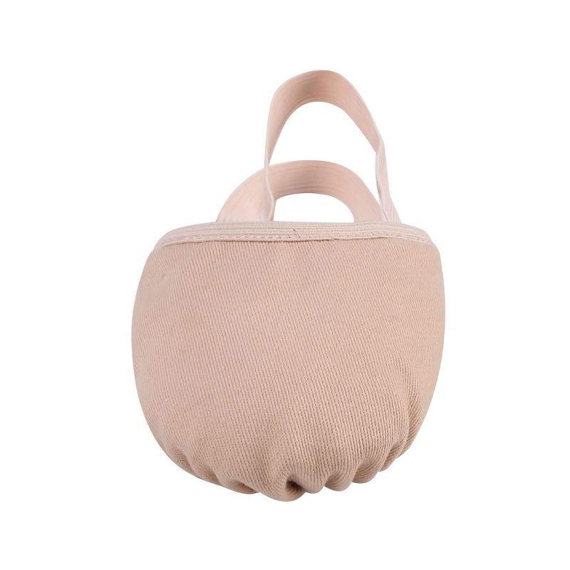Linodes Canvas Contemporary Pirouette Lyrical Half Sole Jazz Ballet Dance Shoe Turning Shoes for Women and Girls-Nude-M - Image 3