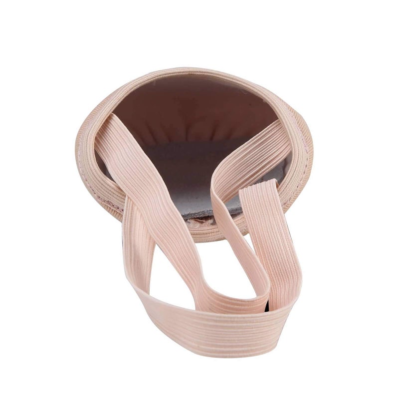 Linodes Canvas Contemporary Pirouette Lyrical Half Sole Jazz Ballet Dance Shoe Turning Shoes for Women and Girls-Nude-M - Image 5