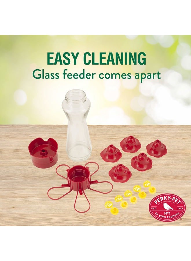 Perky-Pet 204CP-4 Favored Pinch-Waist Glass Hummingbird Feeder – 16 oz - Image 4