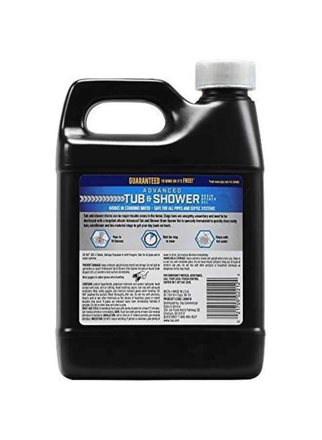 Zep Quick Acting Advanced Tub and Shower Drain Opener Gel 32 oz 7348543 - Image 2