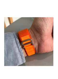 Alpine Loop Nylon Band 49mm 45mm 44mm 42mm, Adjustable with Metal C-Hook Strap- Orange - pzsku/Z9A607CC7D10441164125Z/45/_/1708939750/42ede7ae-fb75-4bd8-9621-afe7f2bbc27d