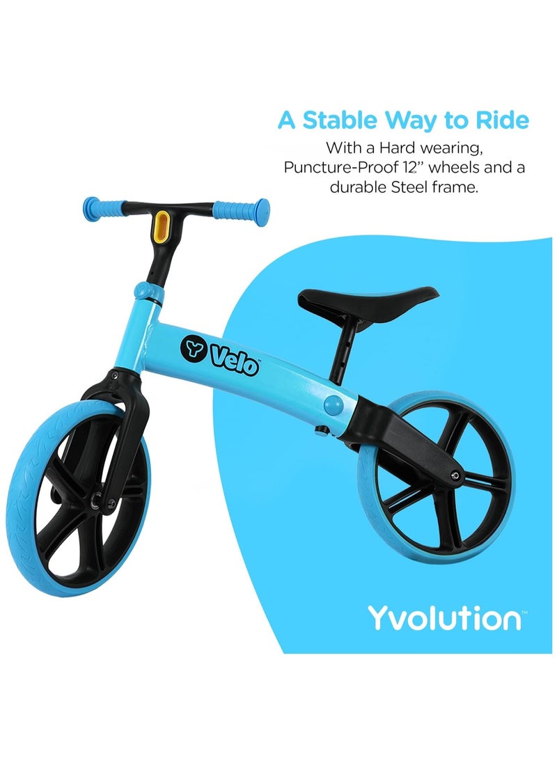 Yvolution Velo Senior Balance Bike |12" No-Pedal Training Bicycle for Children  - Image 4