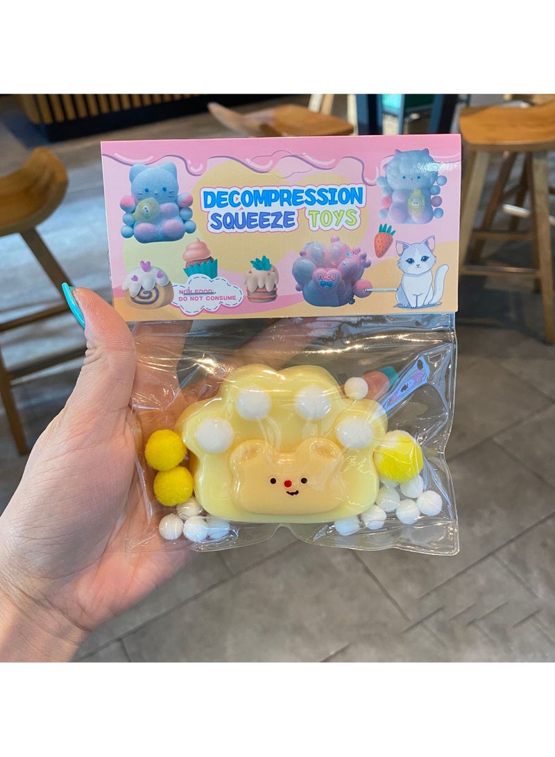 عام مجموعة Taba الاسفنجية (4 قطع)، ألعاب Fufu الملطفة للتوتر من مادة PVC، تغليف OPP، هدايا مناسبة للكبار - Image 2